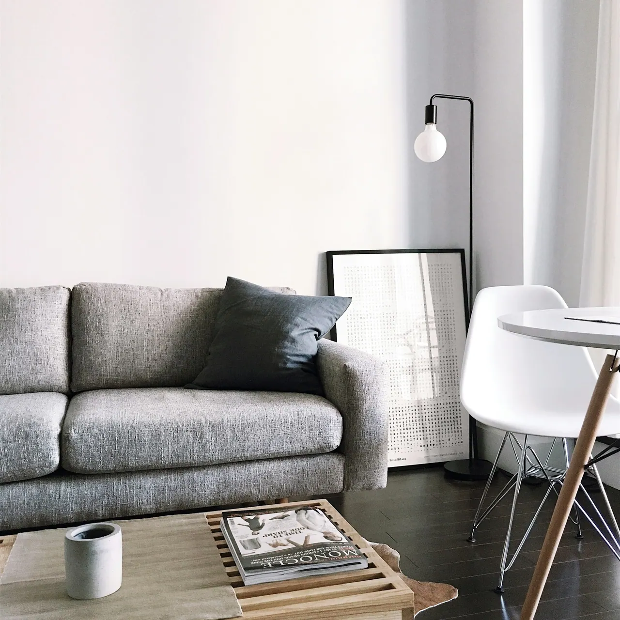 Loungebank Milano in een lichte woonkamer