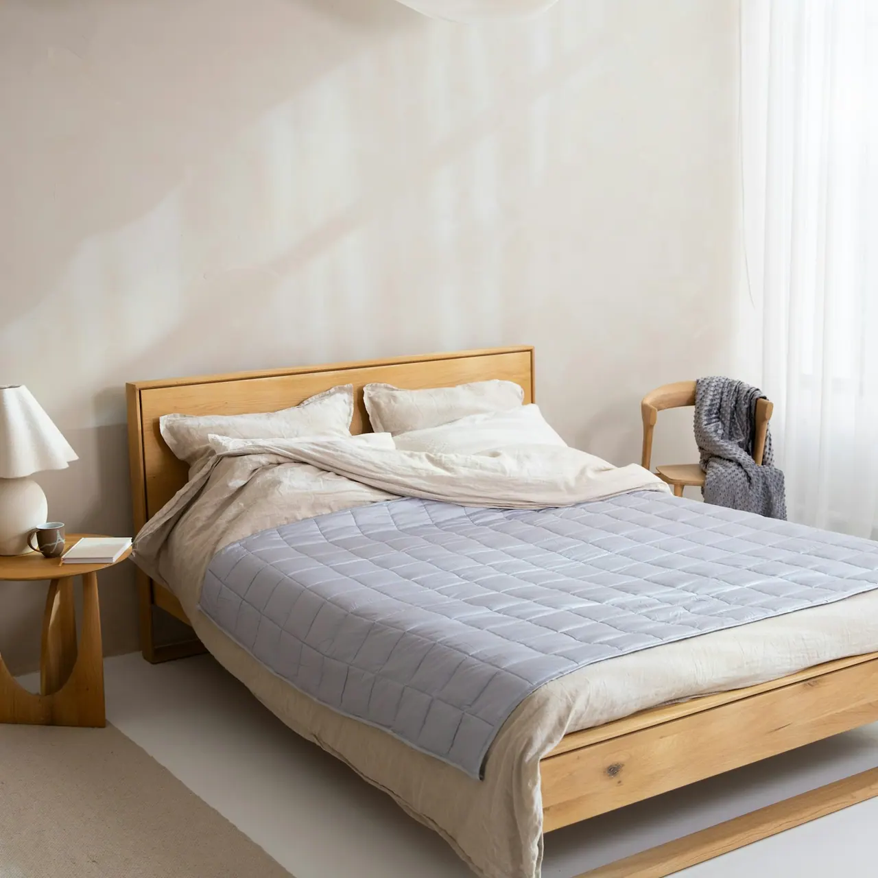 Kinderbed Fabel in naturel